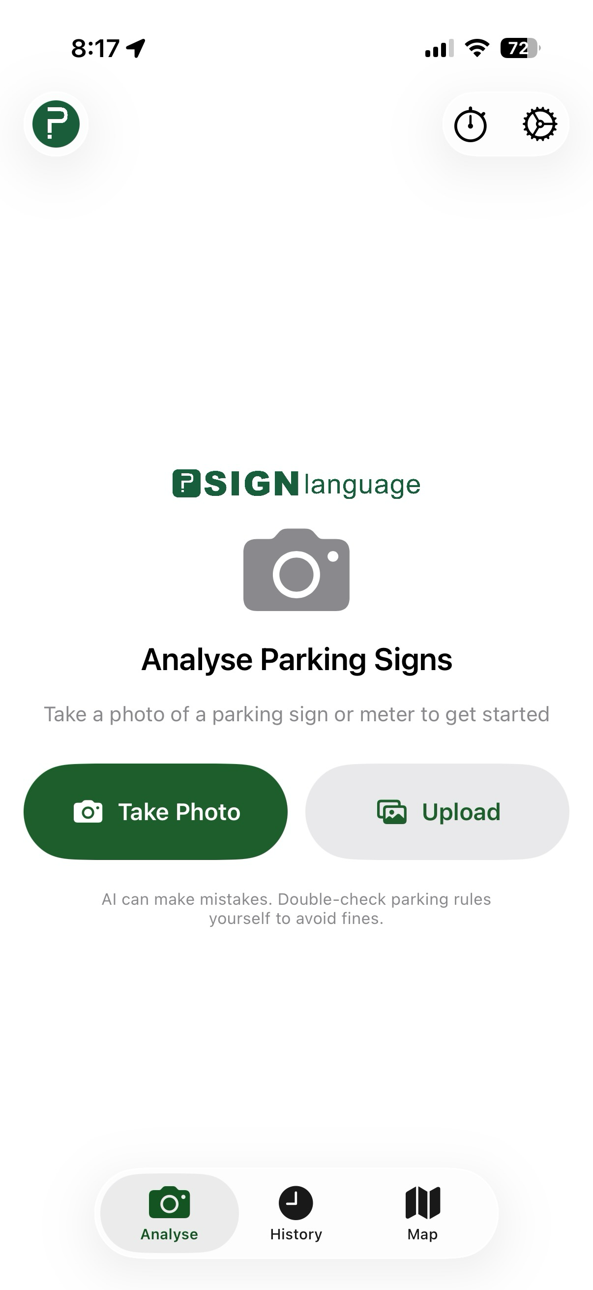 SIGNlanguage app screenshot